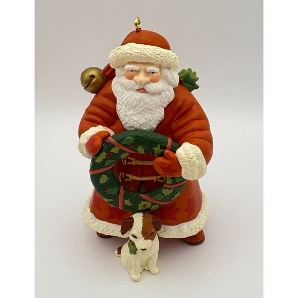 Hallmark Keepsake Santa's Friend Christmas Tree Ornament Marjolein Bastin 1997 - Picture 8 of 8